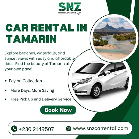 Car Rental in Tamarin Mauritius